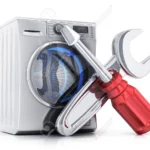 83652272-lavadora-moderna-y-reparación-de-símbolo-sobre-fondo-blanco-3d-ilustración